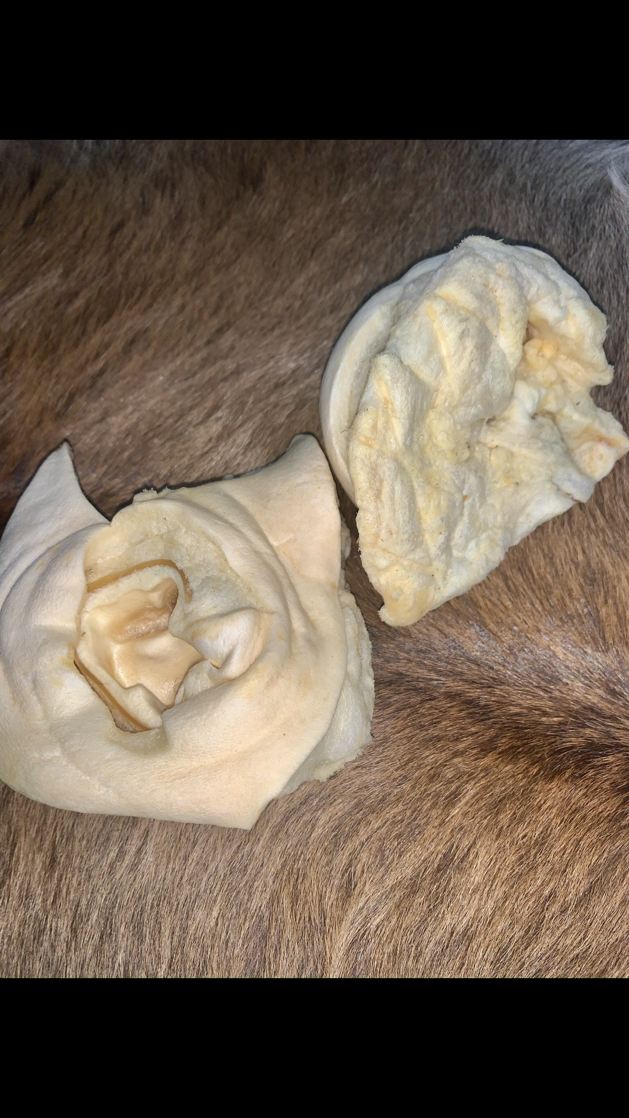 Natural beef bagel chew for dogs - high-protein low-fat air-dried treat gentle on sensitive stomachs