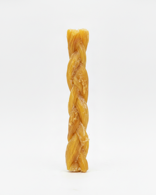 Braided Beef Backstrap Dog Chew - Natural Tendon Braid