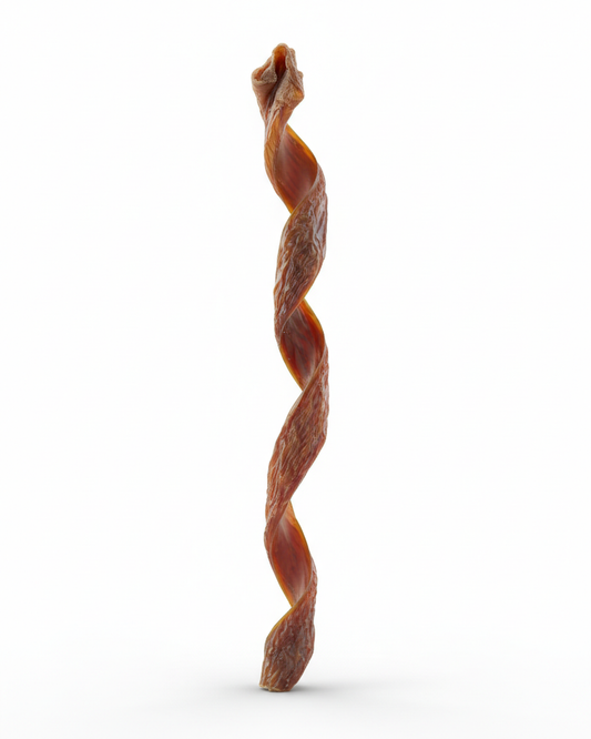 Beef Jerky Spring Dog Treat - Chewy Spiral Chew